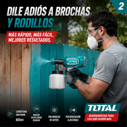 PISTOLA PROFECIONAL PARA PINTAR ELECTRICA TOTAL 450W