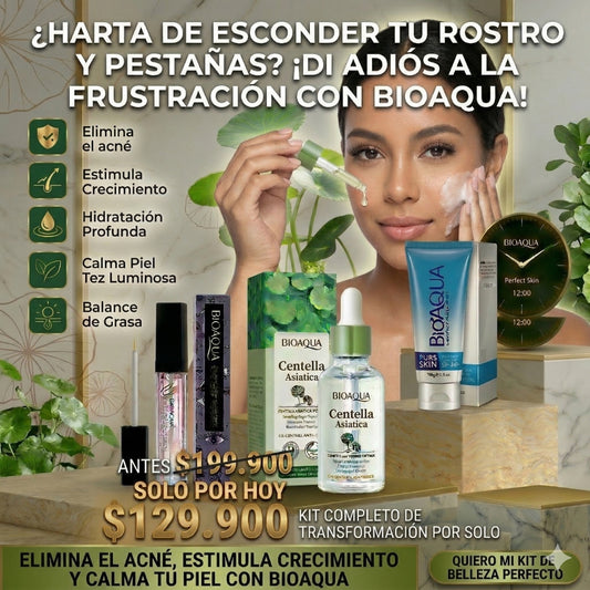 KIT DE BELLEZA FACIAL X3 BIOAQUA