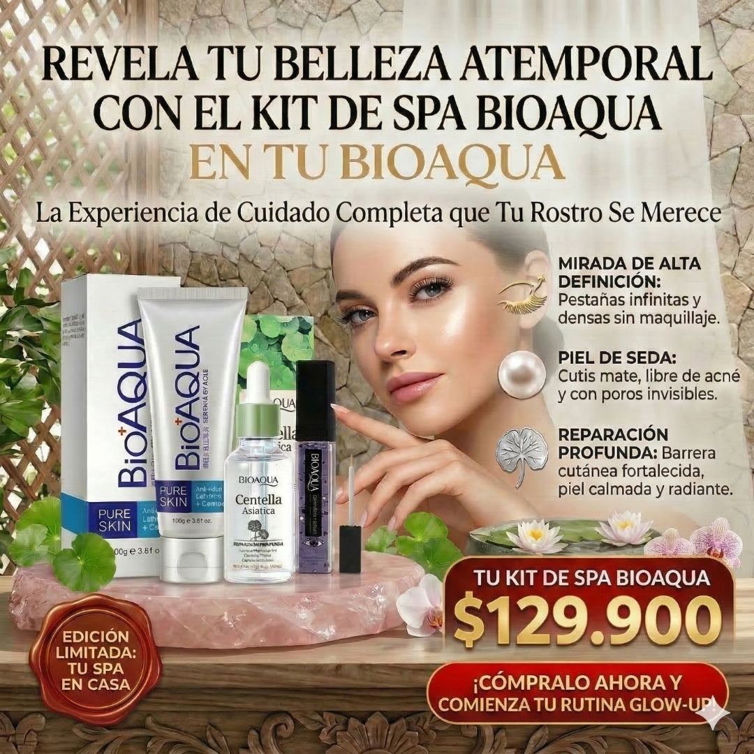 KIT DE BELLEZA FACIAL X3 BIOAQUA