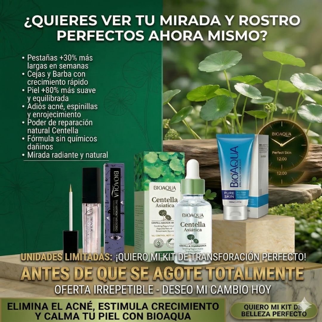 KIT DE BELLEZA FACIAL X3 BIOAQUA